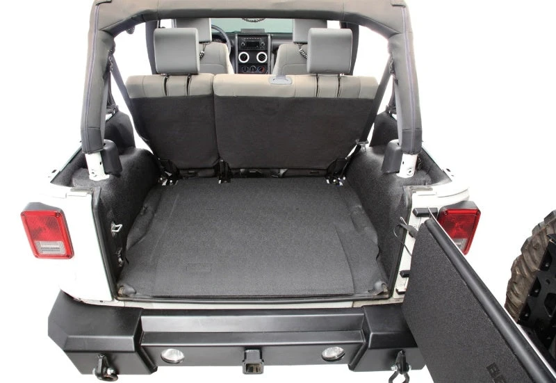 BedRug 07-10 Jeep JK 2Dr Rear 5pc BedTred Cargo Kit (Incl Tailgate & Tub Liner) 4 BedRug 07-10 Jeep JK 2Dr Rear 5pc BedTred Cargo Kit (Incl Tailgate & Tub Liner) - Image 2