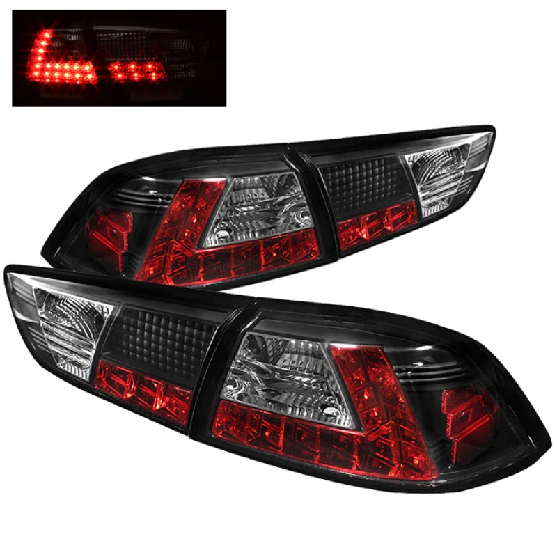 Spyder Mitsubishi Lancer/Evolution X 08-14 LED Tail Lights Blk ALT-YD-MITEVO1008-LED-BK 3 Spyder Mitsubishi Lancer/Evolution X 08-14 LED Tail Lights Blk ALT-YD-MITEVO1008-LED-BK