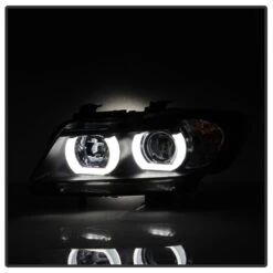 Spyder BMW E90 3-Series 06-08 4DR Headlights - Halogen Model Only - Black PRO-YD-BMWE9005V2-AM-BK -Esptruck Shop 482ad33d4dcf132b73f55023bdb5ffc1