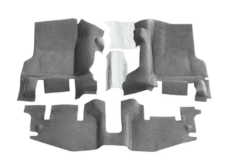 BedRug 97-06 Jeep TJ Front 3pc BedTred Floor Kit W/o Center Console - Incl Heat Shields (S/O Only) 3 BedRug 97-06 Jeep TJ Front 3pc BedTred Floor Kit W/o Center Console - Incl Heat Shields (S/O Only)