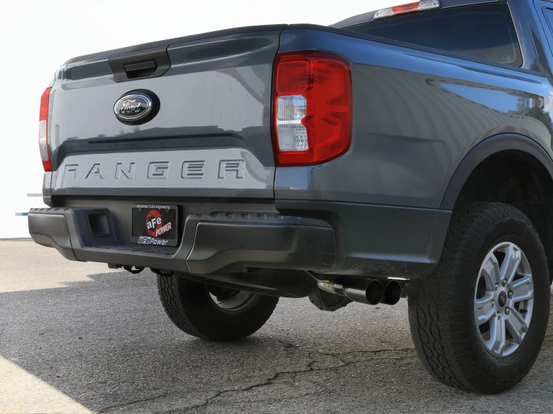 AFe 2024+ Ford Ranger L4-2.3L (t) Vulcan Series 2.5in To 3in Cat-Back Exhaust W/ Black Tip 5 AFe 2024+ Ford Ranger L4-2.3L (t) Vulcan Series 2.5in To 3in Cat-Back Exhaust W/ Black Tip - Image 3