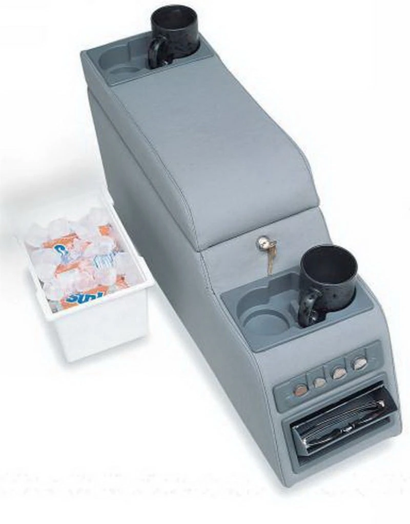 Rampage Jeep CJ5 Locking Center Console - Grey 4 Rampage Jeep CJ5 Locking Center Console - Grey - Image 2