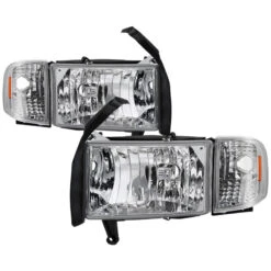 Spyder XTune Dodge Ram 1500 94-01 Headlight W/ Corner Lamps - OEM HD-JH-DR94-SET-C