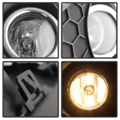 Spyder Honda Accord 2013-2015 2Dr OEM Fog Lights W/Switch- Clear FL-HA2013-2D-C -Esptruck Shop 4fbaa57491cc3a59b05ecf16eb77cb41