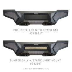 Go Rhino Tacoma Element Front Bumper W/ Power Actuated Hide-away Light Bar Mount Tex Black -Esptruck Shop 5118215b759c5706d75ead2694eccb4c
