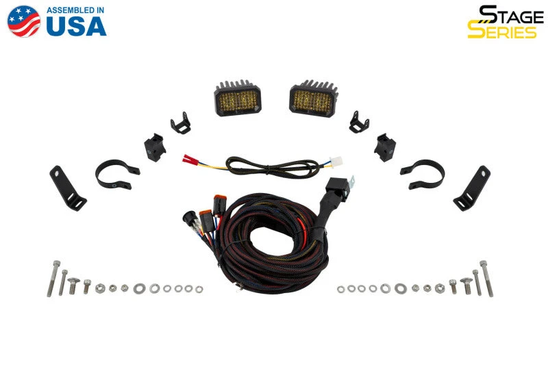 Diode Dynamics Stage Series 1.875 Inch Roll Bar Chase Light Kit SSC2 Sport Yellow (Pair) 7 Diode Dynamics Stage Series 1.875 Inch Roll Bar Chase Light Kit SSC2 Sport Yellow (Pair) - Image 5