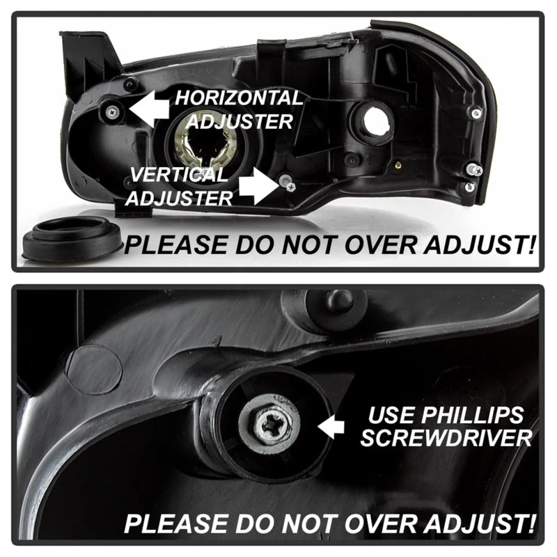 Spyder XTune 00-01 Nissan Maxima (Excl 20th Anniversary) OEM Style Headlights - Chrome (HD-JH-NM00-C) 6 Spyder XTune 00-01 Nissan Maxima (Excl 20th Anniversary) OEM Style Headlights - Chrome (HD-JH-NM00-C) - Image 4