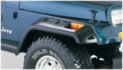 Bushwacker 87-95 Jeep Wrangler Cutout Style Flares 4pc Cutting Optional Not Renegade - Black -Esptruck Shop 56db5de2adfa3b38fe12847b93eed9e0 428a9e0d ec87 42e3 bc98 3f44ba7bcdb2