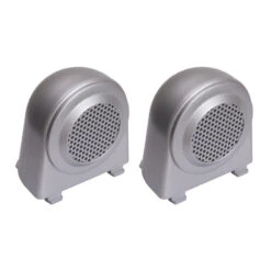 Rugged Ridge Jeep Wrangler JK Silver Tweeter Speaker Enclosures