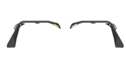 Road Armor 18-20 Jeep Wrangler JL Stealth Front Fender Flare W/Switchback LED DRL - Tex Blk