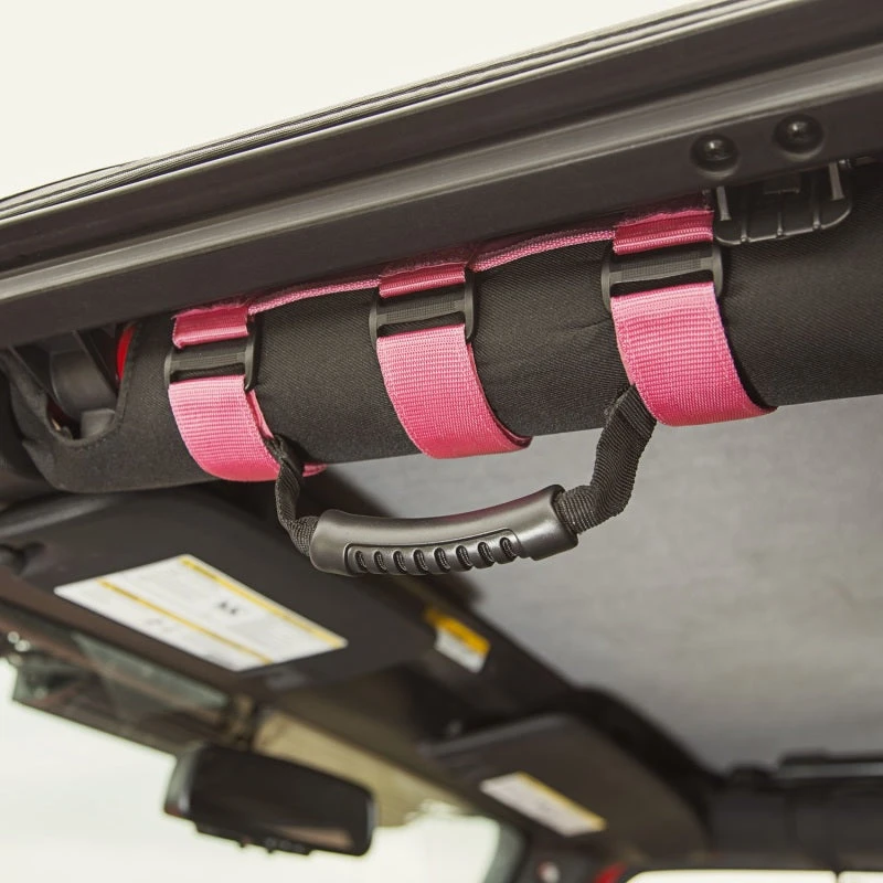Rugged Ridge Ultimate Grab Handles Pink 55-20 CJ/Jeep Wrangler /JT 5 Rugged Ridge Ultimate Grab Handles Pink 55-20 CJ/Jeep Wrangler /JT - Image 3