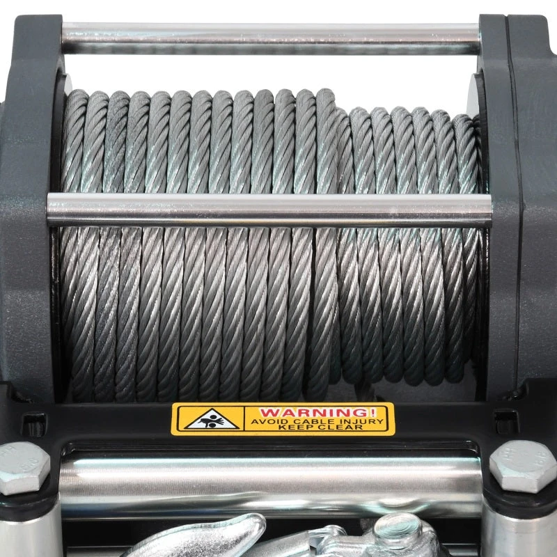 Superwinch 4500 LBS 12V DC 15/64in X 50ft Steel Rope Terra 4500 Winch - Gray Wrinkle 9 Superwinch 4500 LBS 12V DC 15/64in X 50ft Steel Rope Terra 4500 Winch - Gray Wrinkle - Image 7