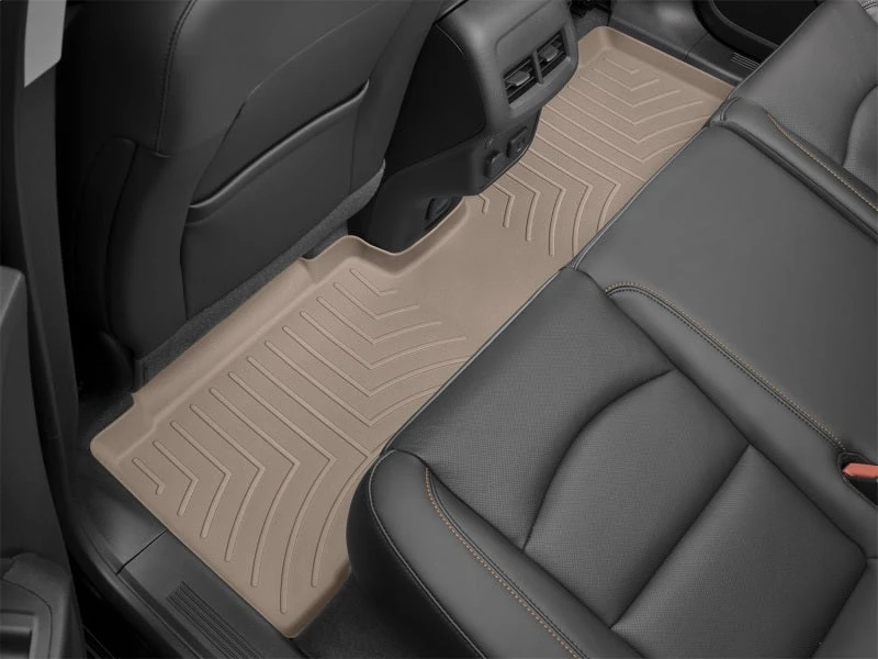WeatherTech 2021+ Cadillac Escalade ESV Rear (2nd Row) FloorLiner - Tan 3 WeatherTech 2021+ Cadillac Escalade ESV Rear (2nd Row) FloorLiner - Tan