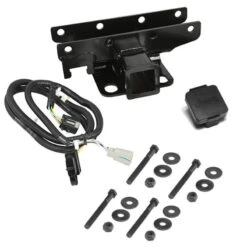 Rugged Ridge Receiver Hitch Kit Jeep Logo Jeep Wrangler -Esptruck Shop 5b6217803ac698805ef086471c3a0033