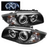 Spyder BMW E87 1-Series 08-11 Projector Headlights LED Halo Black High H1 Low H7 PRO-YD-BMWE87-HL-BK -Esptruck Shop 5bd72fb65523e556a19f1fd8be302215