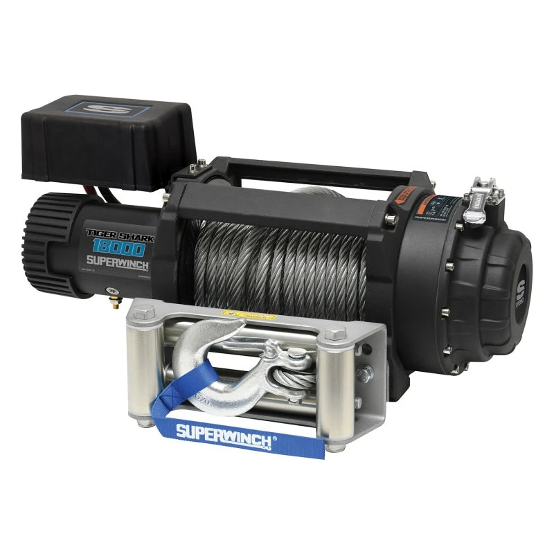 Superwinch 18000 LBS 12V DC Wire Rope Tiger Shark Winch 4 Superwinch 18000 LBS 12V DC Wire Rope Tiger Shark Winch - Image 2