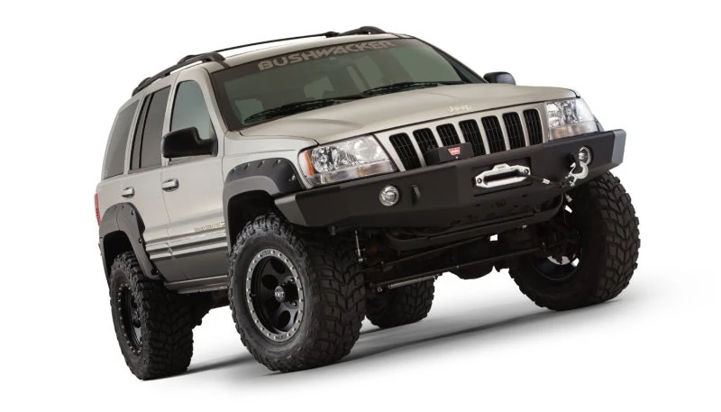 Bushwacker 99-04 Jeep Grand Cherokee Cutout Style Flares 4pc - Black 12 Bushwacker 99-04 Jeep Grand Cherokee Cutout Style Flares 4pc - Black - Image 10