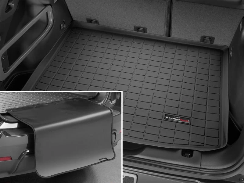 WeatherTech 14+ Jeep Cherokee Cargo Liner W/ Bumper Protector - Black 3 WeatherTech 14+ Jeep Cherokee Cargo Liner W/ Bumper Protector - Black