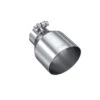 MBRP Universal Stainless Steel Tip 2.5in ID / 4.5in OD Out / 6.5in Length Angle Cut Single Wall -Esptruck Shop 5db6c64ab943591161b6d43b785fbafdL