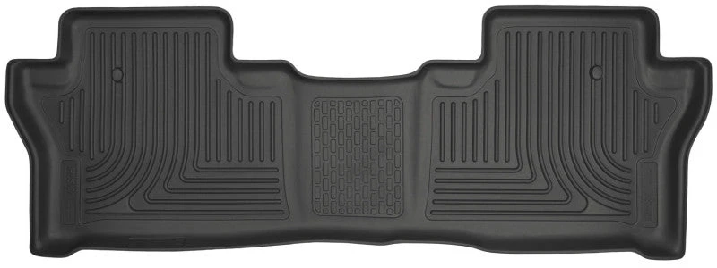 Husky Liners 2016 Honda Pilot WeatherBeater 2nd Row Black Floor Liners 4 Husky Liners 2016 Honda Pilot WeatherBeater 2nd Row Black Floor Liners - Image 2