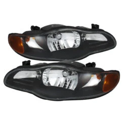 Spyder Xtune Chevy Monte Carlo 00-05 Crystal Headlights Black HD-JH-CMC00-AM-BK