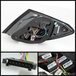 Spyder Mercedes Benz W204 C-Class 08-11 LED Tail Lights Incandescent Only - Blk ALT-YD-MBZC08-LED-BK -Esptruck Shop 65f37e89b7a518758a91da80f42adf94