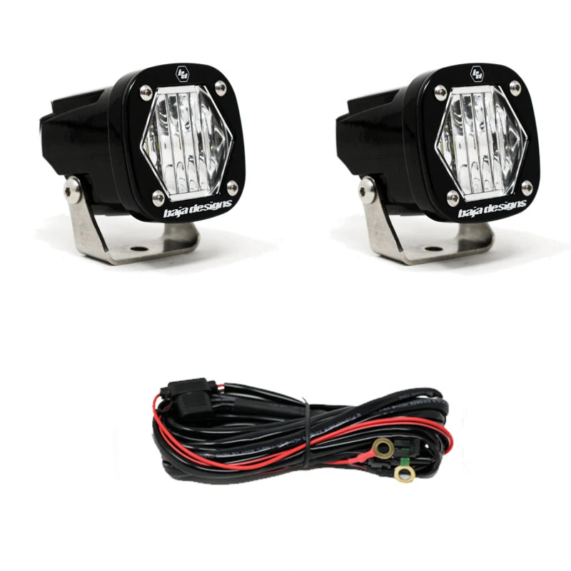 Baja Designs S1 Wide Cornering LED Light W/ Mounting Bracket Pair 3 Baja Designs S1 Wide Cornering LED Light W/ Mounting Bracket Pair
