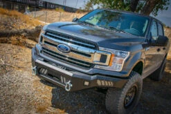 DV8 Offroad 2018+ Ford F-150 Front Bumper W/ Light Holes -Esptruck Shop 66338d91a73d62d6fbf6a994e76b9c6d