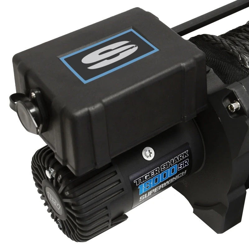 Superwinch 18000 LBS 12V DC 33/64in X 79 Ft Synthetic Rope Tiger Shark 18000SR Winch 7 Superwinch 18000 LBS 12V DC 33/64in X 79 Ft Synthetic Rope Tiger Shark 18000SR Winch - Image 5