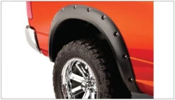 Bushwacker 10-18 Dodge Ram 2500 Fleetside Pocket Style Flares 2pc 67.4/76.3/96.3in Bed - Black -Esptruck Shop 694b9bb034b35fae7b0b5cea14f6acaf