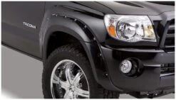Bushwacker 05-11 Toyota Tacoma Fleetside Pocket Style Flares 4pc 73.5in Bed - Black -Esptruck Shop 69609d8af142ed8c6d912dfb8a34b15d