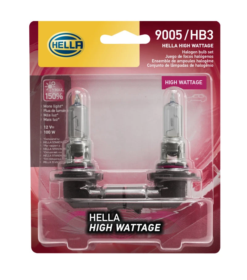 Hella HB3 9005 12V 100W P2OD T4 High Wattage Bulbs (Pair) 6 Hella HB3 9005 12V 100W P2OD T4 High Wattage Bulbs (Pair) - Image 4