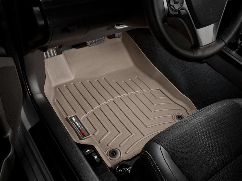 WeatherTech 2014+ Jaguar F-Type Front FloorLiner - Tan 3 WeatherTech 2014+ Jaguar F-Type Front FloorLiner - Tan