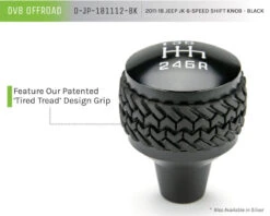 DV8 Offroad 2011-2018 Jeep JK 6-Speed Shift Knob Black -Esptruck Shop 6b96f9eafd812d9451c4a23999d71af7