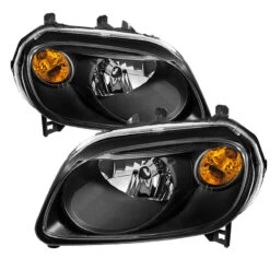 Spyder Xtune Chevy Hhr 2006-2011 Crystal Headlights Black HD-JH-CHHR06-BK