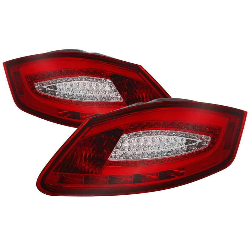 Spyder XTune Porsche 987 Cayman 06-08 / Boxster 05-08 LED Tail Lights - Red Clear ALT-ON-P98705-LED-RC 3 Spyder XTune Porsche 987 Cayman 06-08 / Boxster 05-08 LED Tail Lights - Red Clear ALT-ON-P98705-LED-RC