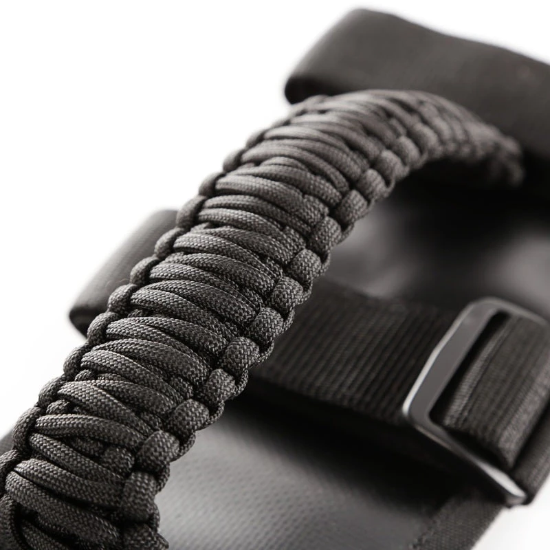 Rugged Ridge Paracord Grab Handles Black/Black Pair 9 Rugged Ridge Paracord Grab Handles Black/Black Pair - Image 7