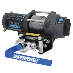 Superwinch 2500 LBS 12V DC 3/16in X 40ft Steel Rope Terra 2500 Winch - Gray Wrinkle 13 Superwinch 2500 LBS 12V DC 3/16in X 40ft Steel Rope Terra 2500 Winch - Gray Wrinkle -Esptruck Shop 6f0af9ff463e56105a4f8c2fc7137590