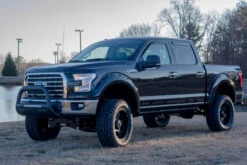 Lund Ford F-150 (Excl. Heritage) Bull Bar W/Light & Wiring - Black -Esptruck Shop 6f68bba95e67711562d28e3181abb3d6