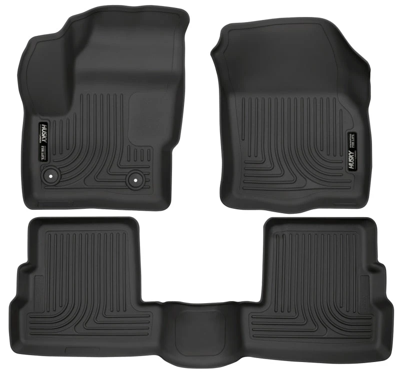 Husky Liners 2015 Lincoln MKC WeatherBeater Black Front & Second Seat Floor Liner 5 Husky Liners 2015 Lincoln MKC WeatherBeater Black Front & Second Seat Floor Liner - Image 3