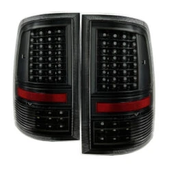 Spyder XTune Dodge Ram 1500 09-14 - Incandescent Only C Shape LED Tail Lights- Black ALT-JH-DR09-LED-CS-BK
