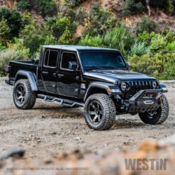 Westin 18+ Jeep Wrangler JL Stubby Front Bumper - Textured Black -Esptruck Shop 70f9a59c438825fe7e5b1328078fa9c7
