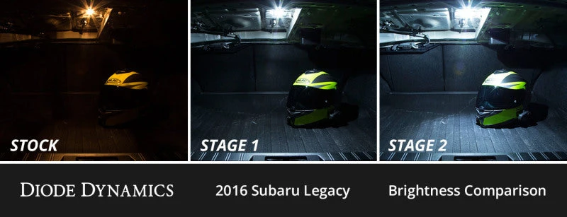 Diode Dynamics 15-19 Subaru Legacy Interior LED Kit Cool White Stage 2 4 Diode Dynamics 15-19 Subaru Legacy Interior LED Kit Cool White Stage 2 - Image 2