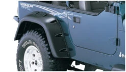 Bushwacker 87-95 Jeep Wrangler Cutout Style Flares 4pc Cutting Optional Not Renegade - Black -Esptruck Shop 71694b7bf88596c3aad48be393a8b265 b6256305 238e 472a 81f0 83867c04f6ea