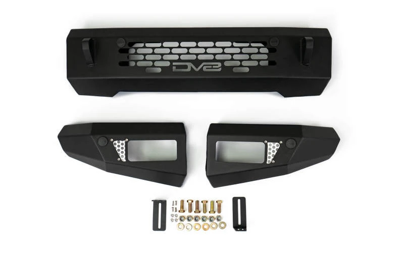 DV8 Offroad 2021+ Ford Bronco Bumper- Accommodates 20in Dual Row Light Bar & (4) 3in Pod Light Mount 9 DV8 Offroad 2021+ Ford Bronco Bumper- Accommodates 20in Dual Row Light Bar & (4) 3in Pod Light Mount - Image 7