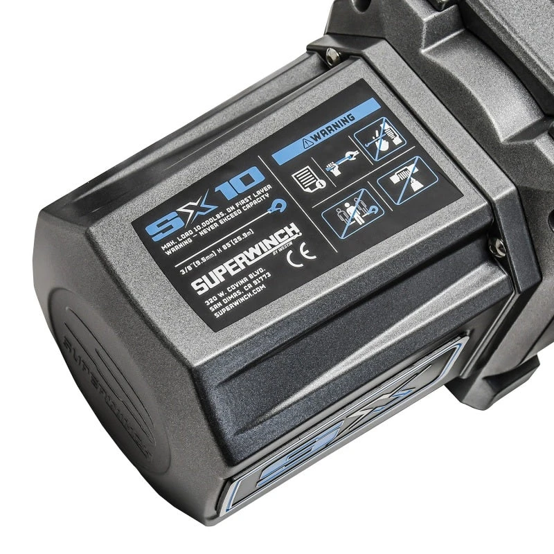 Superwinch 10000 LBS 12V DC 3/8in X 80ft Synthetic Rope SX 10000 Winch 13 Superwinch 10000 LBS 12V DC 3/8in X 80ft Synthetic Rope SX 10000 Winch - Image 11