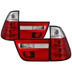 Spyder BMW E53 X5 00-06 4PCS Euro Style Tail Lights- Red Clear ALT-YD-BE5300-RC -Esptruck Shop 748f7855da781b79d2fa9349606e6e9f