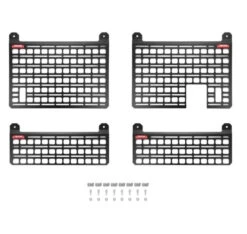 BuiltRight Industries 2020+ Jeep Gladiator Full Bedside Rack - 4pc Set -Esptruck Shop 7602d060932396082577b59634abd34d