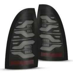 AlphaRex 2005-2015 Toyota Tacoma LUXX LED Taillights Blk W/Active Light/Seq Signal