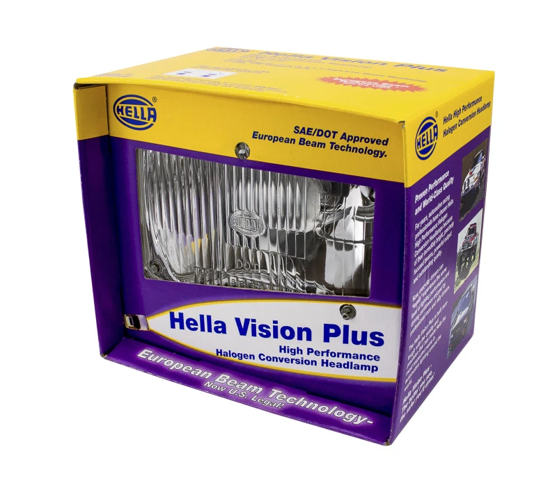 Hella Vision Plus 8in X 6in Sealed Beam Conversion Headlamp - Single Lamp 18 Hella Vision Plus 8in X 6in Sealed Beam Conversion Headlamp - Single Lamp - Image 16